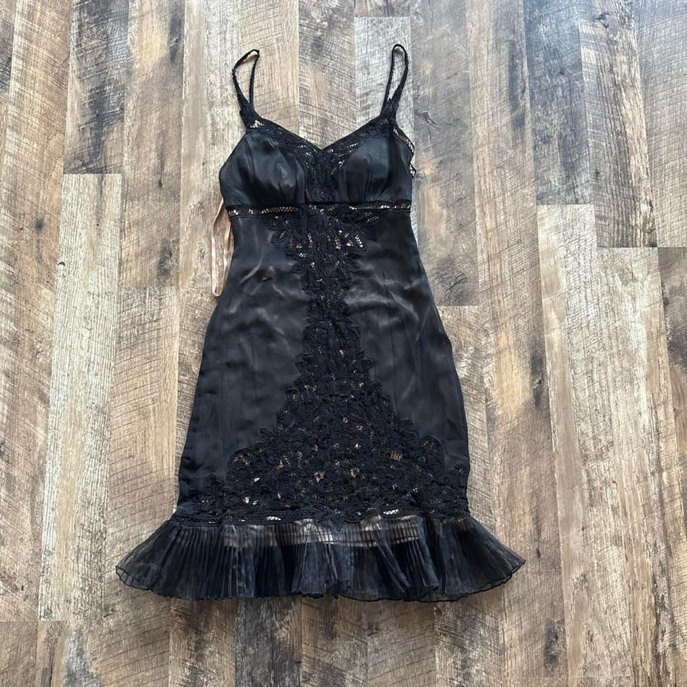 Sue Wong Black Lace Dress